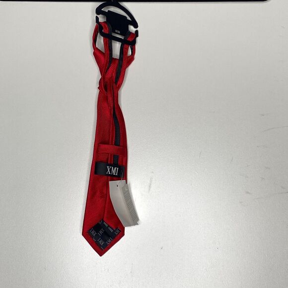 New Von Maur XMI Red Zip Neck Tie 11"Formal Wedding Event (Boys 4-7) - Picture 2 of 8